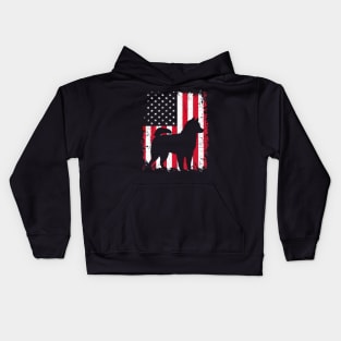 Alaskan Klee Kai 4Th Of July Shirt American Usa Flag Dog Tee Kids Hoodie